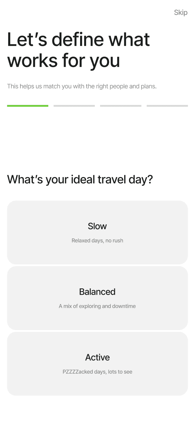 Onboarding Screen