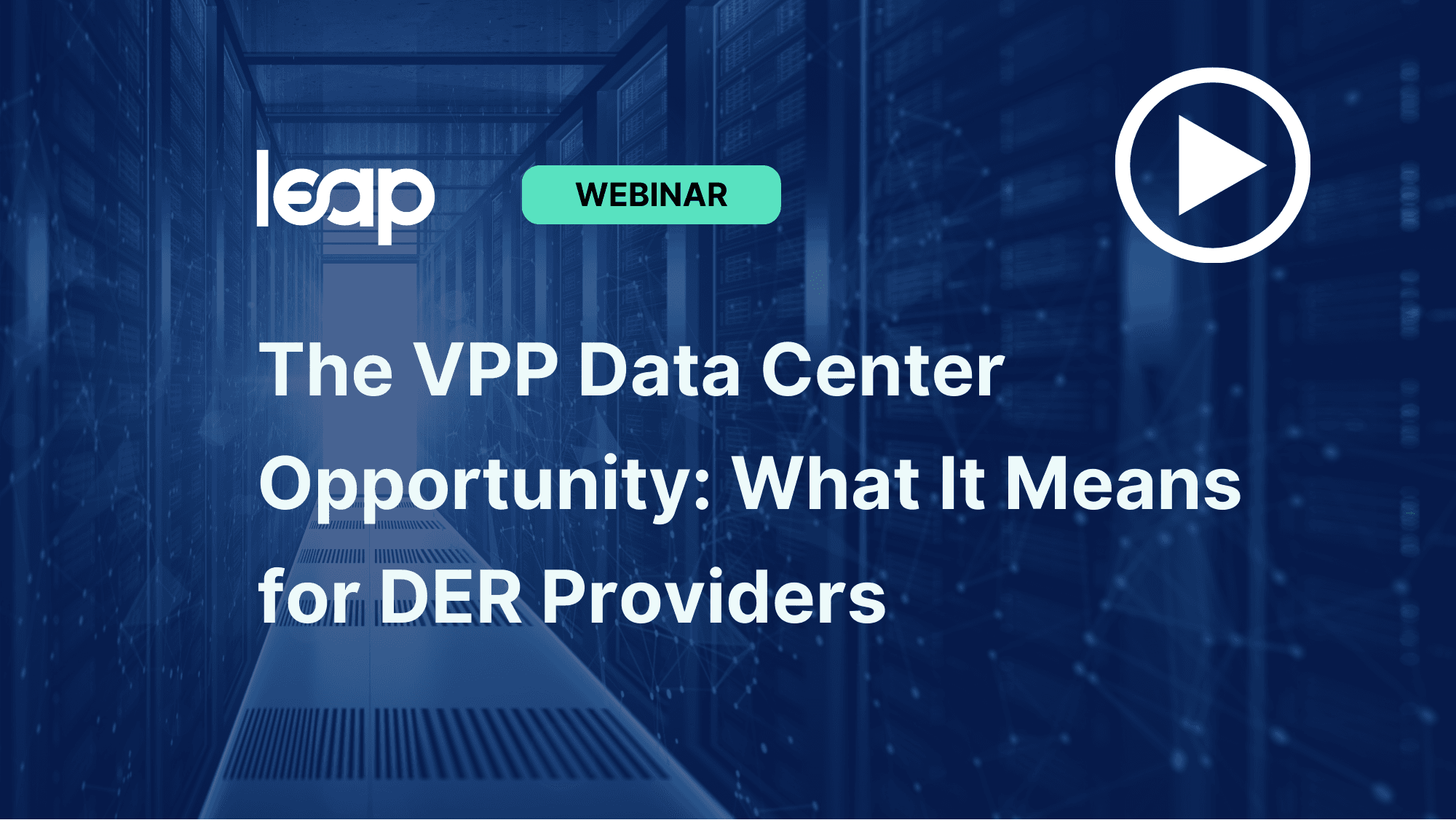 Card with webinar title