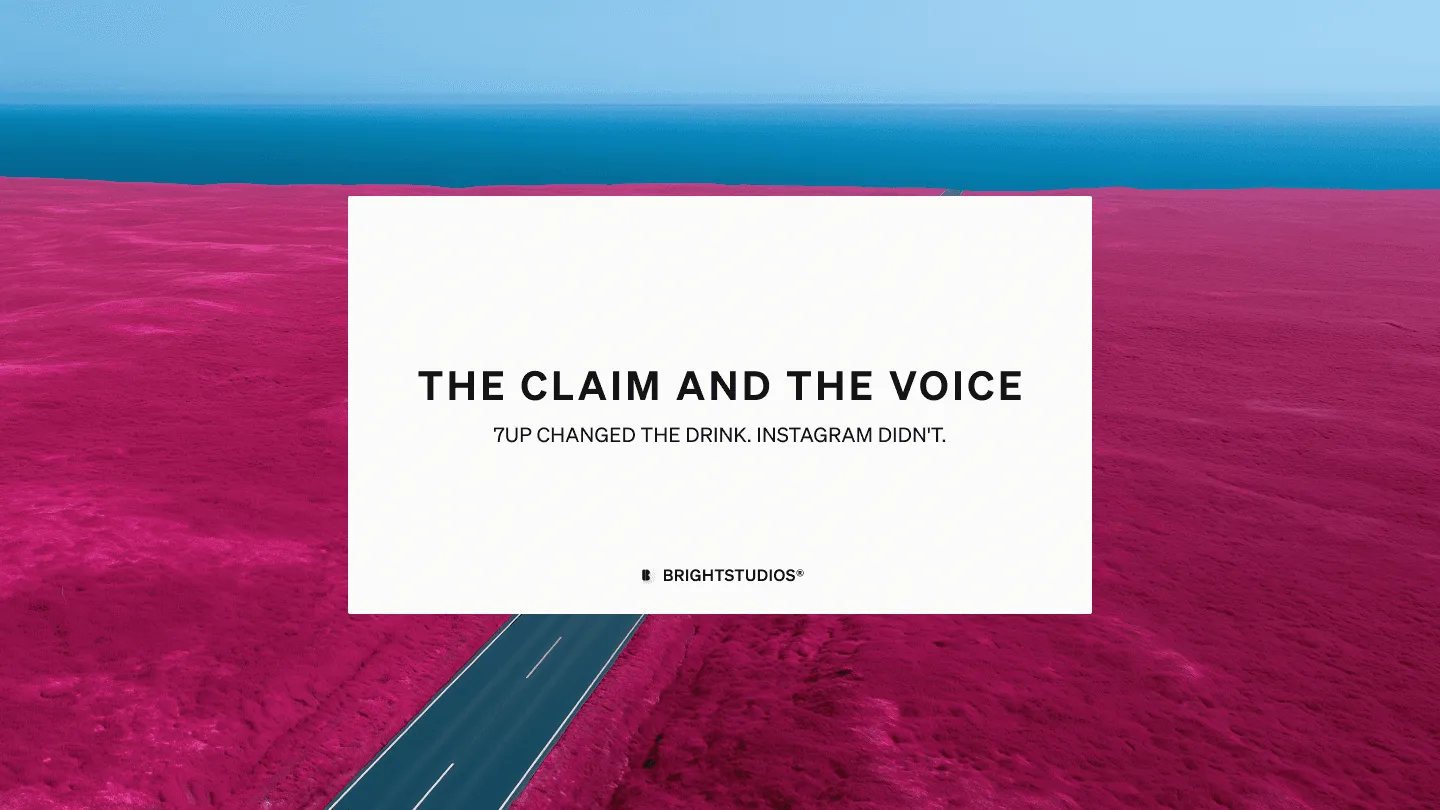 The claim and the voice