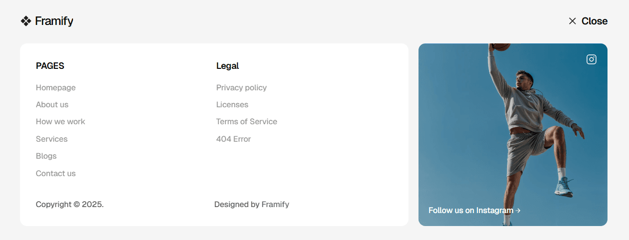 Framer Navbar Component