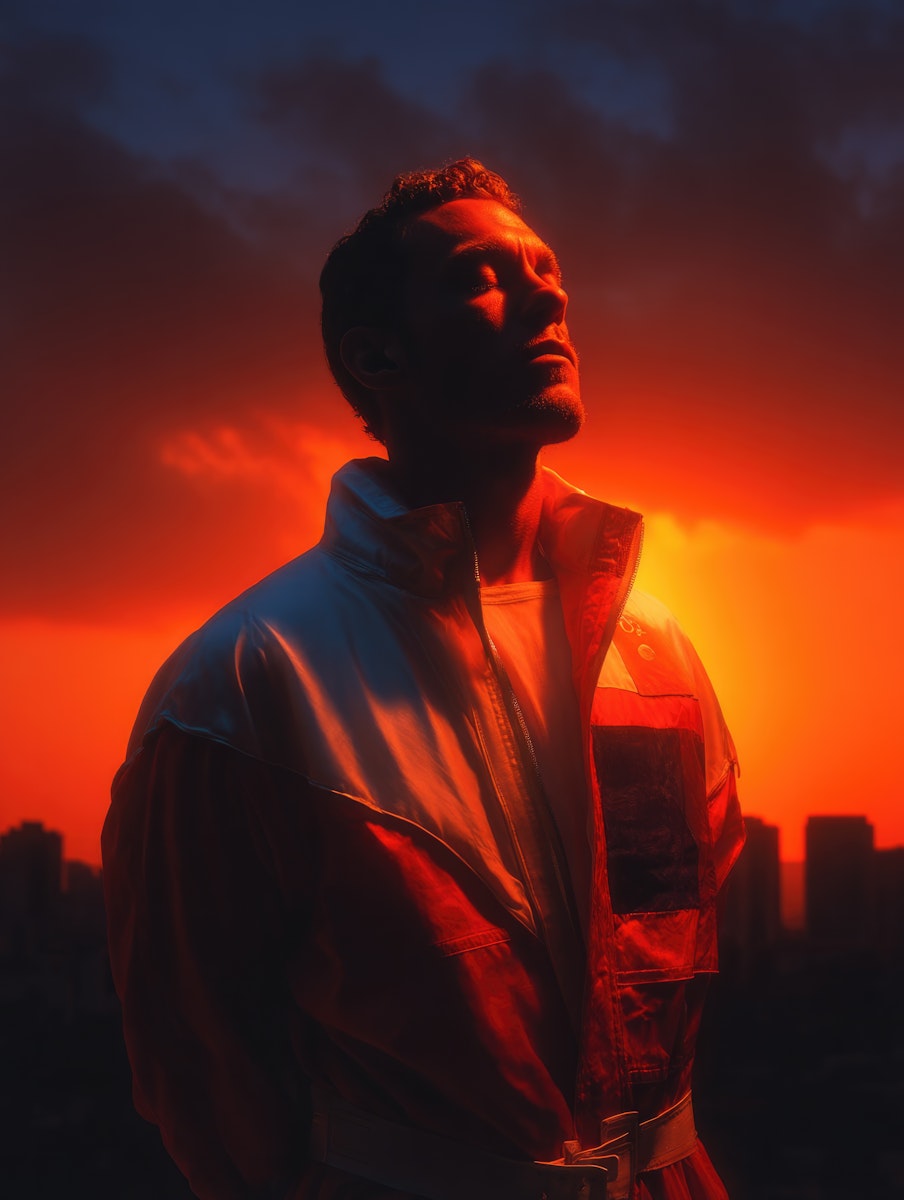 Dramatic Silhouette Portrait