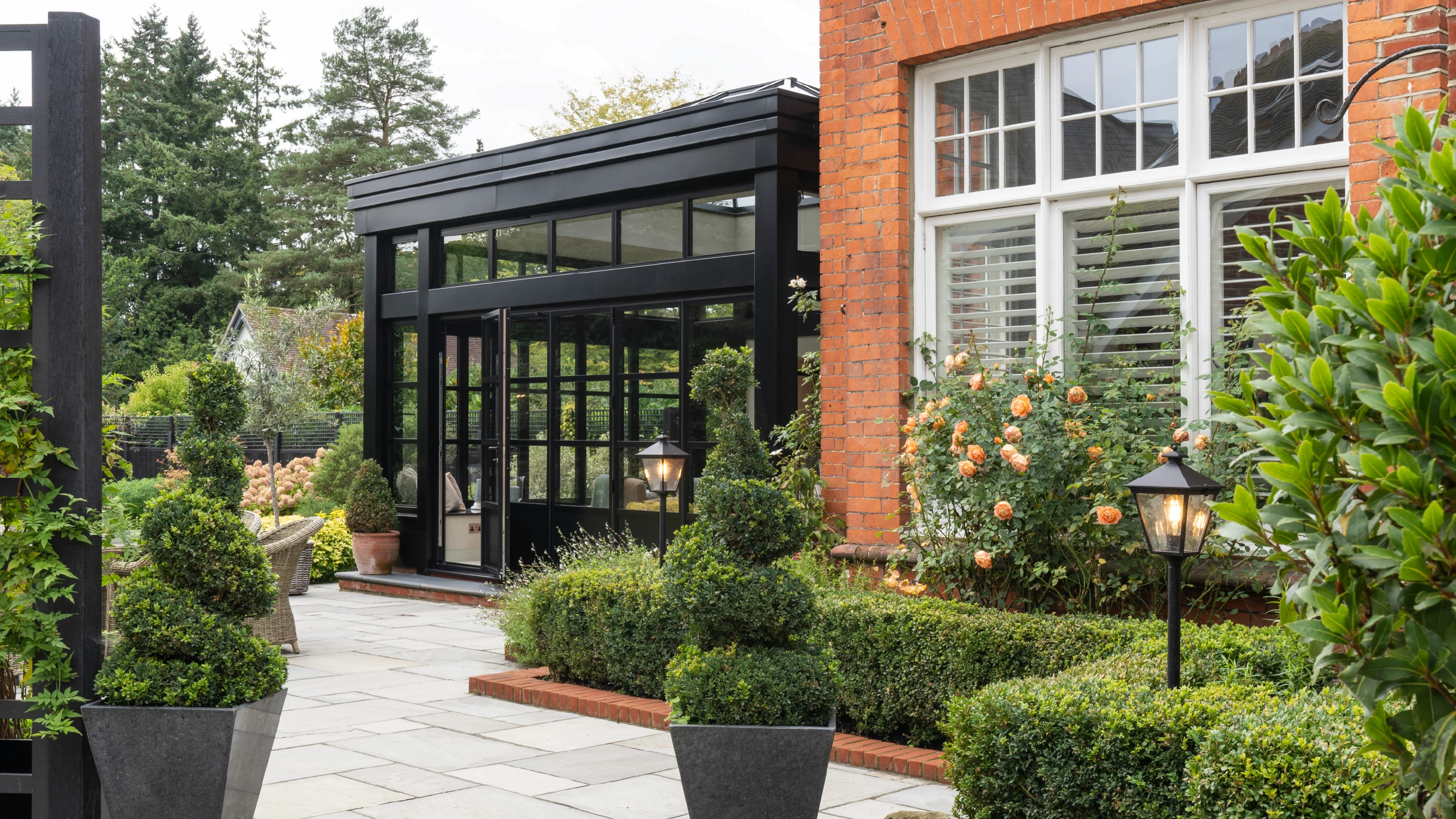 Brook Lawn side profile of property