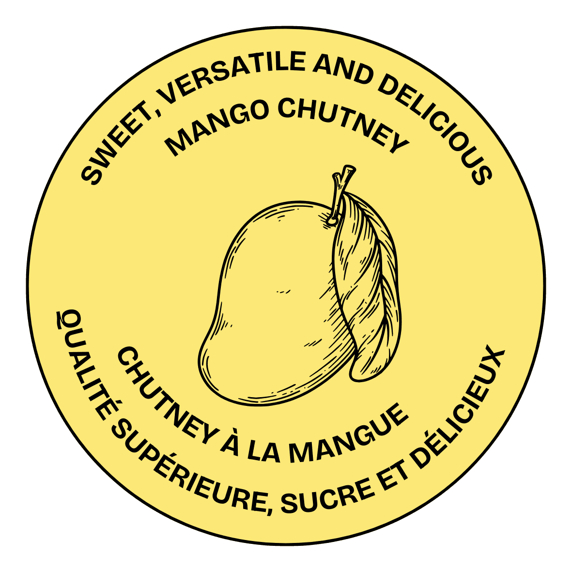 Mango Chutney Sticker