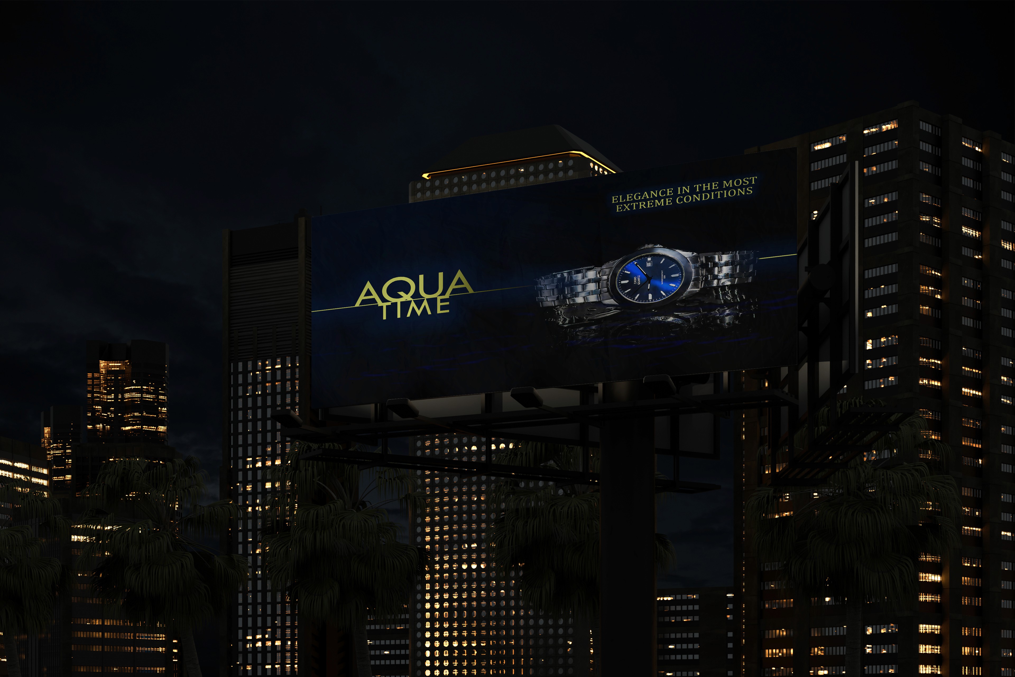 Watch Brand Billboard Design