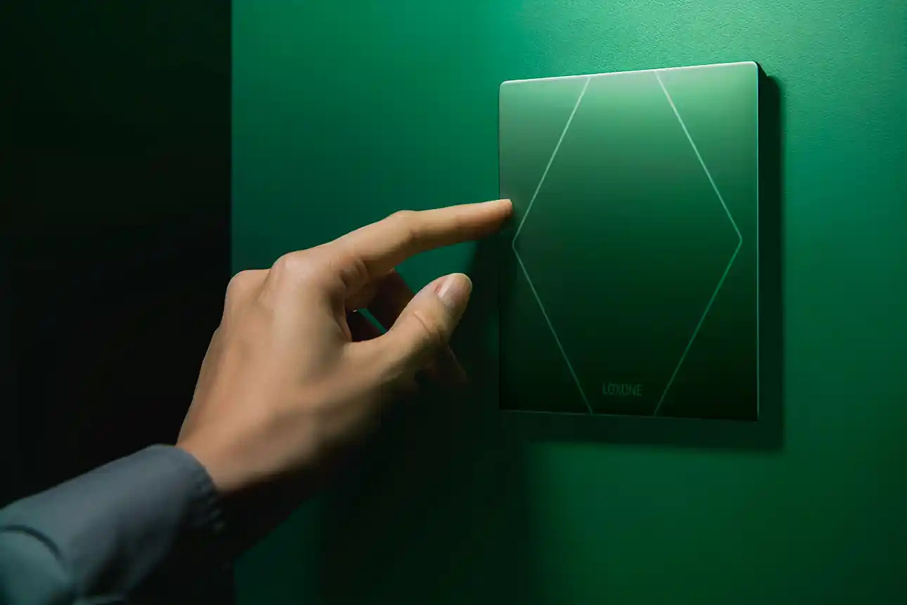 Loxone Touch Standard light control wall mounted