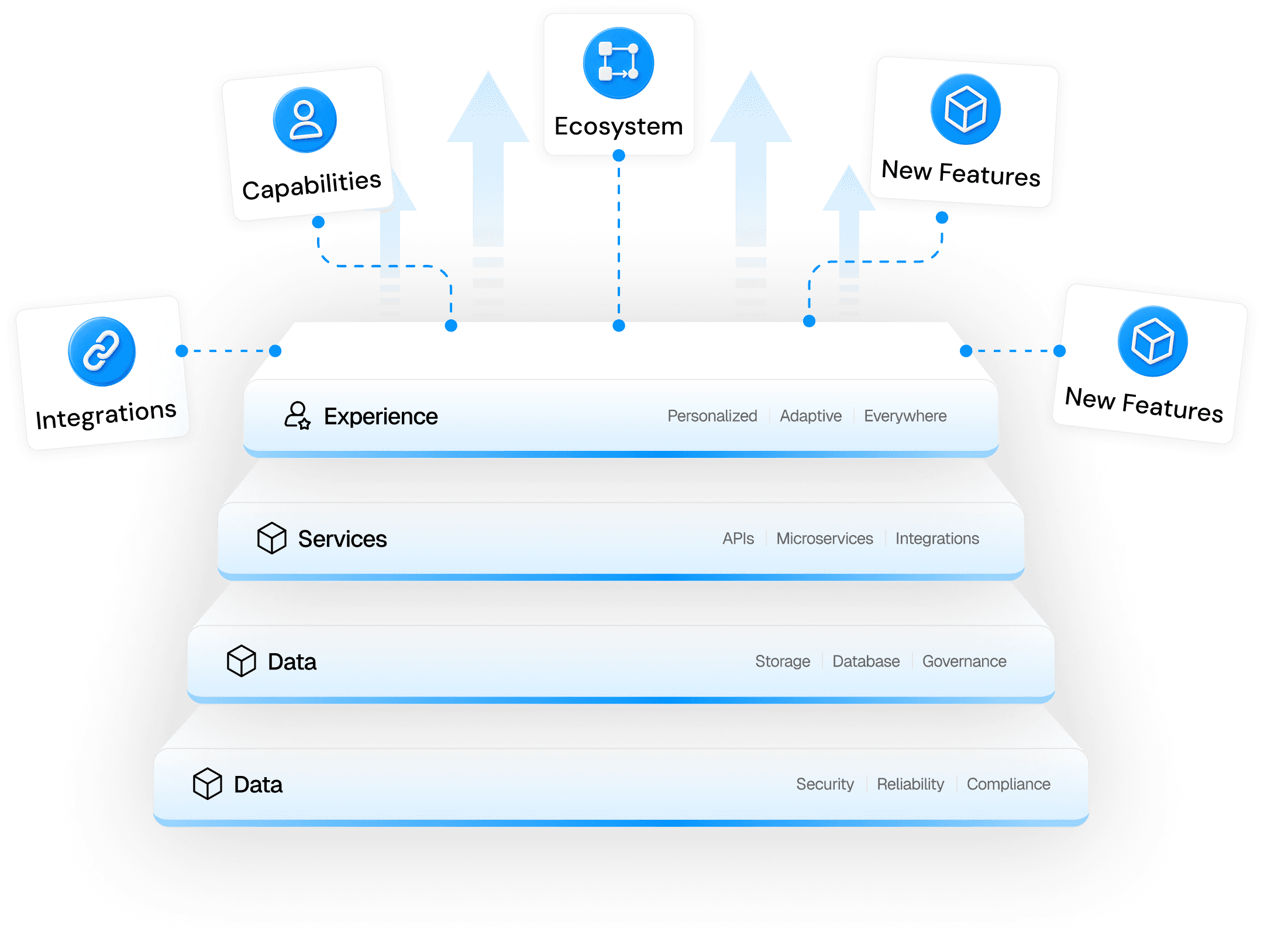 A network diagram symbolizing scalable infrastructure.