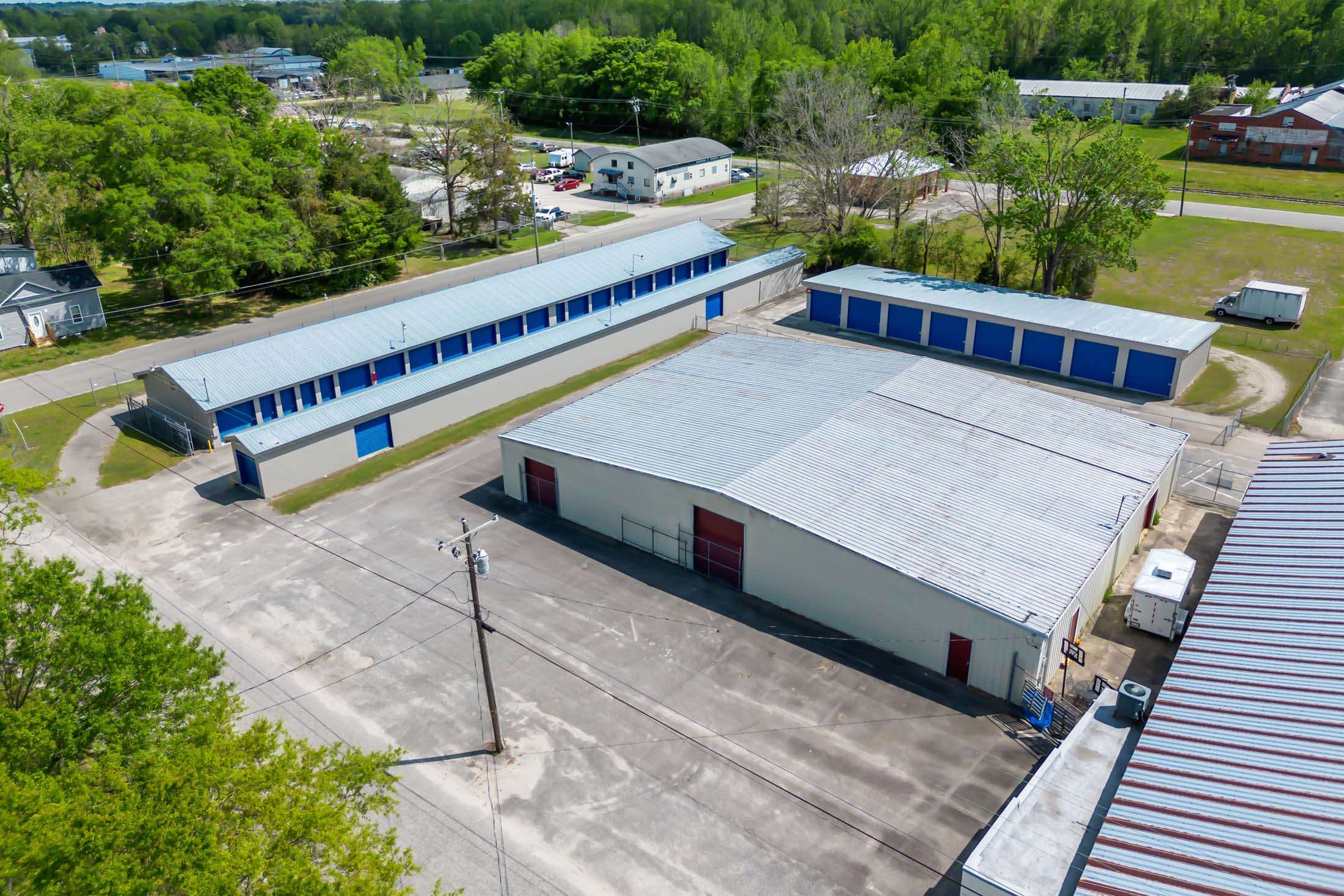 Two men greeting with hand