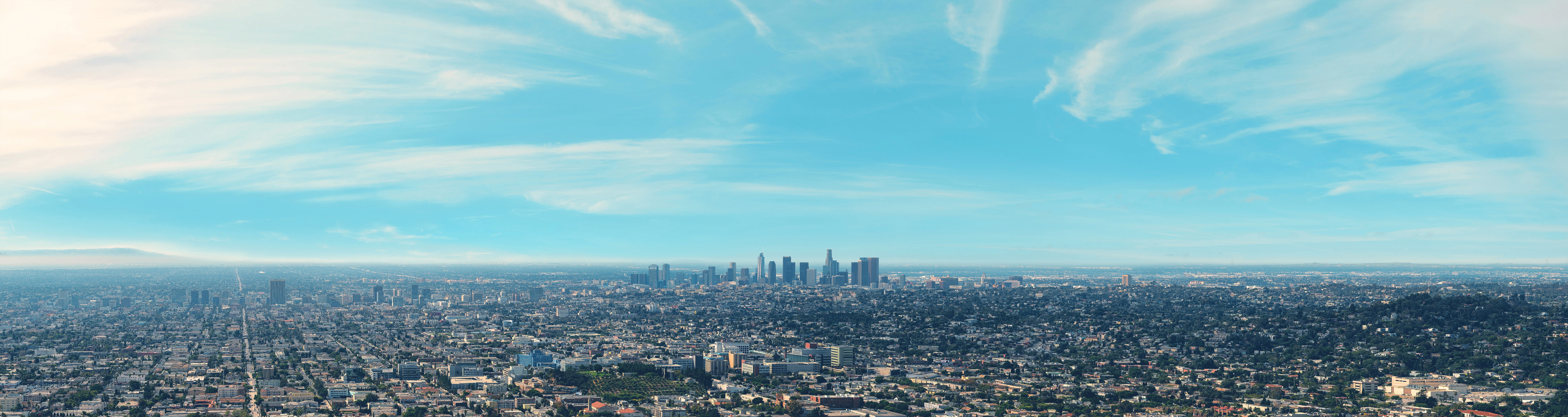 Panoramic Matte Painting of Los Angeles