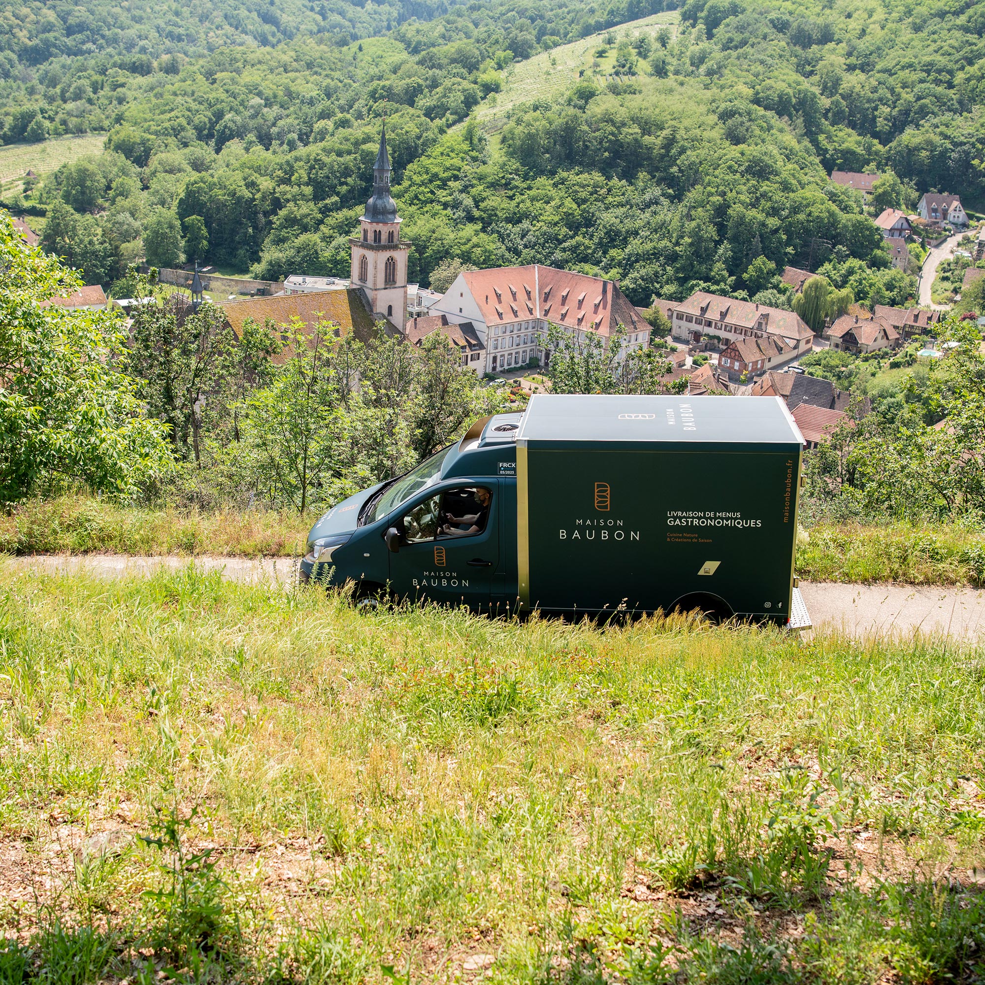 Covering, voiture d'un camion de livraison pour restaurant studio Bryho