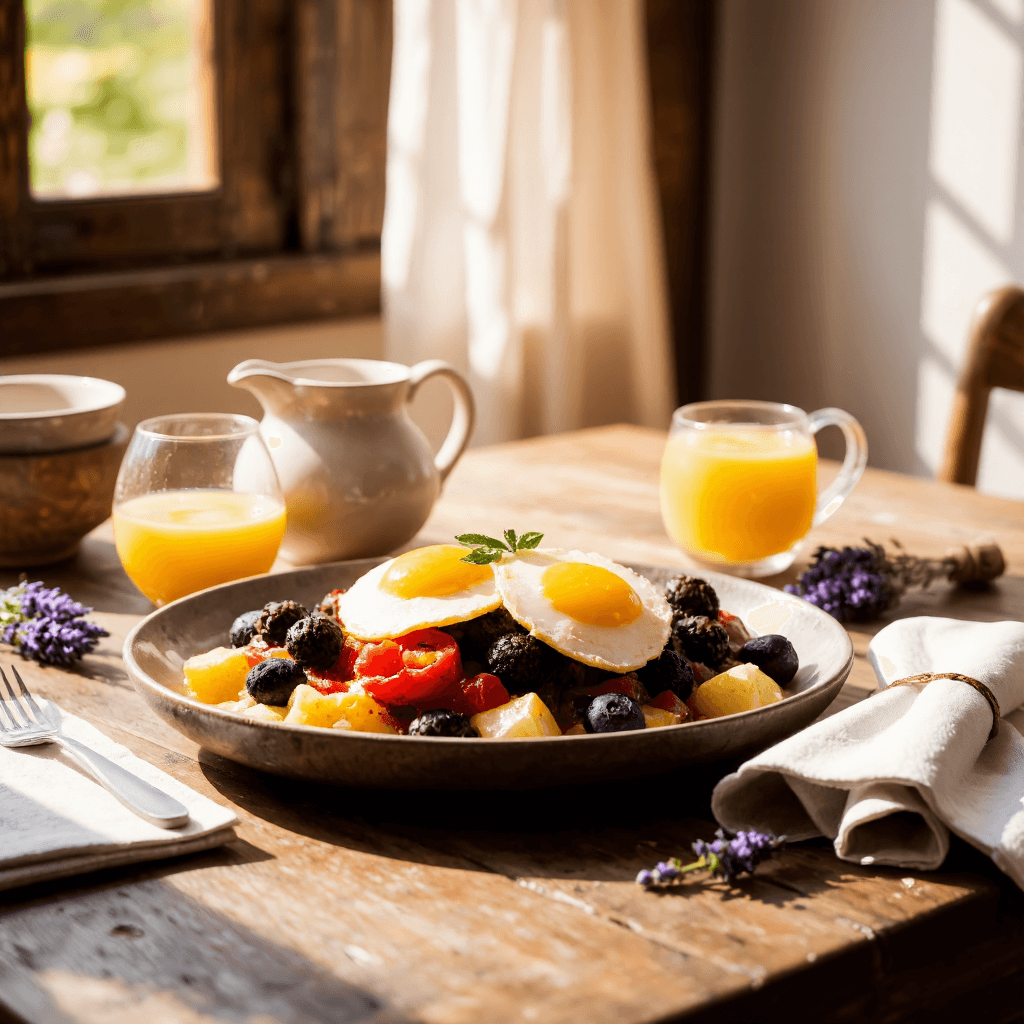 product photography of Gourmet Brunch Dish