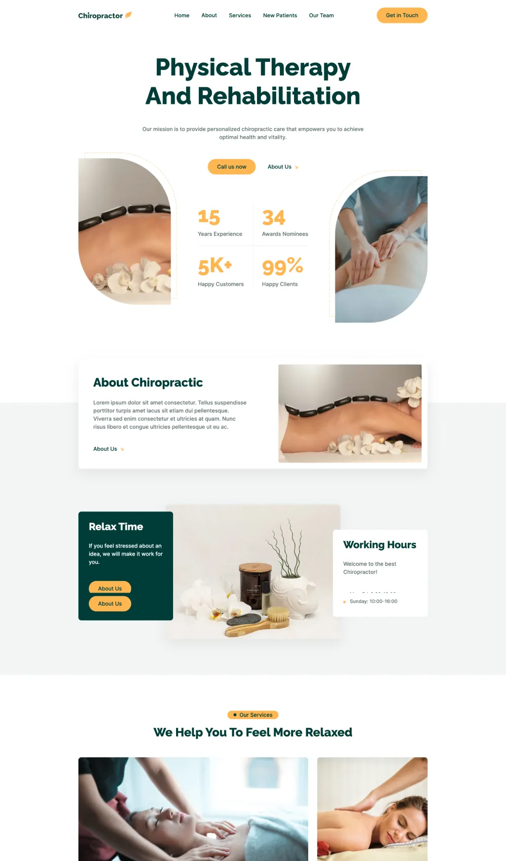 Physiotherapy Website Design