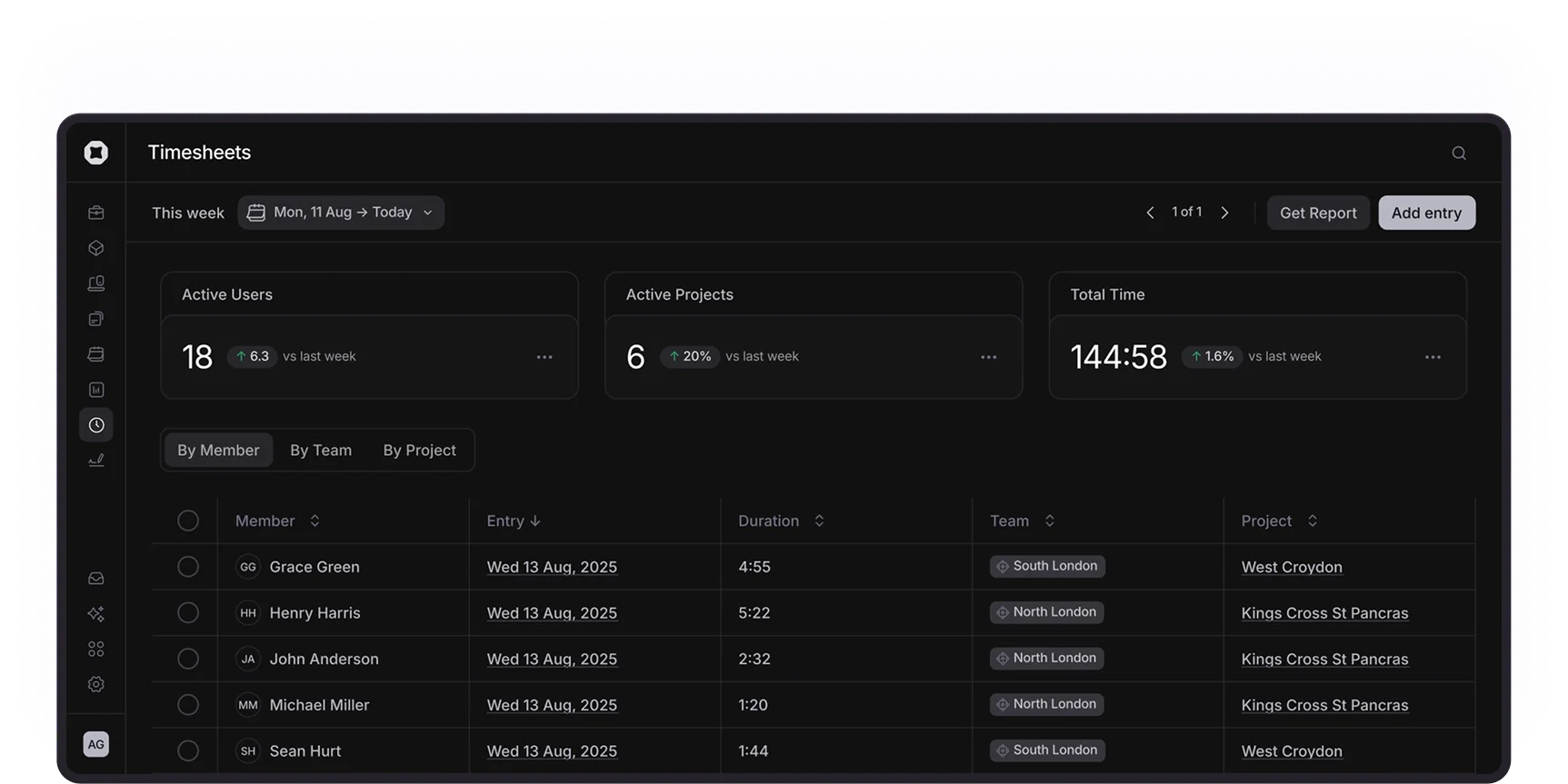 onetrace-timesheets-example