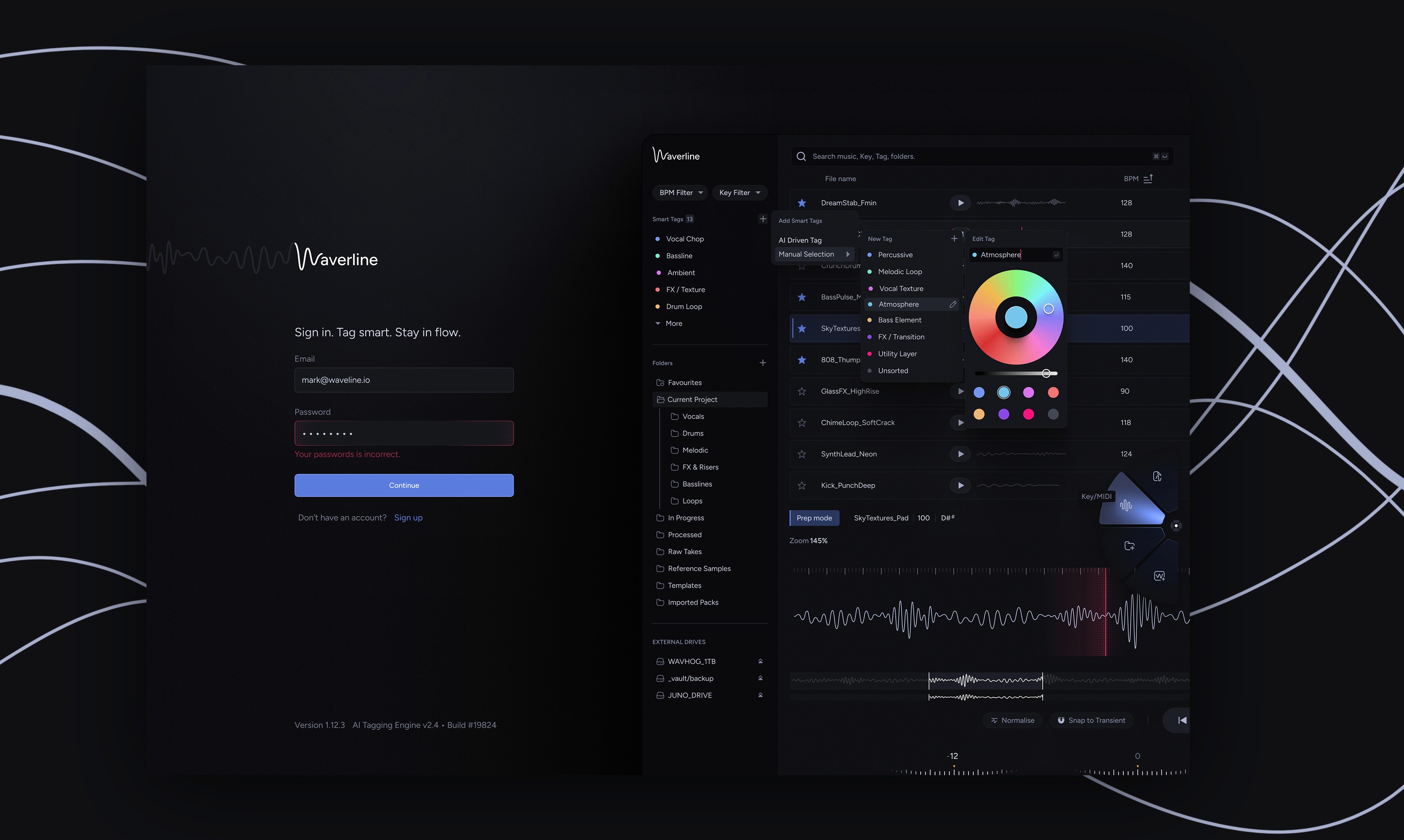 Image of a login page.