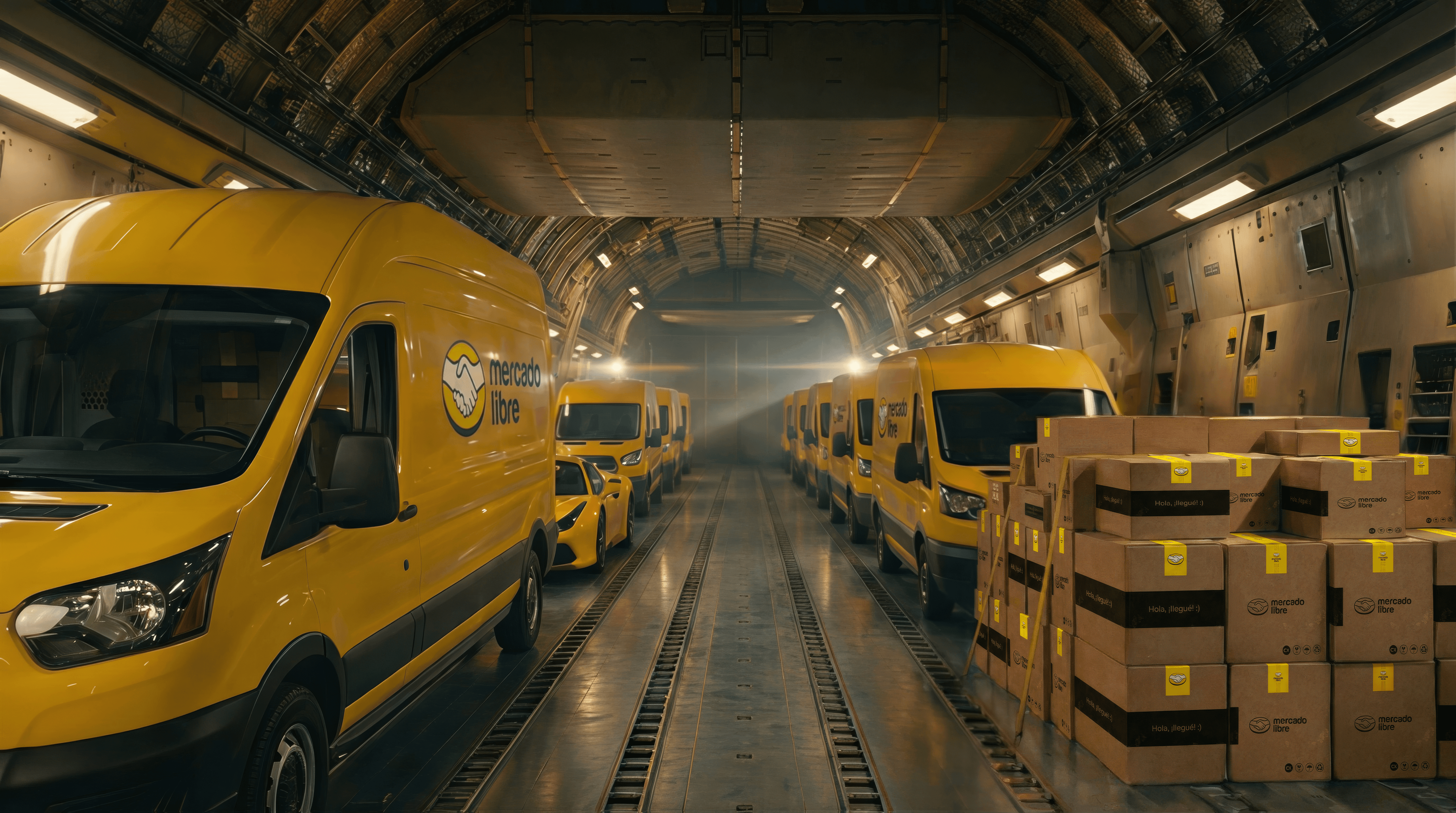 AI-generated commercial environment for Mercado Libre campaign — Juliette Universe