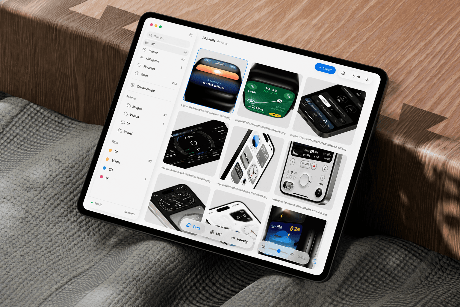 A mockup of Freelio's mobile app