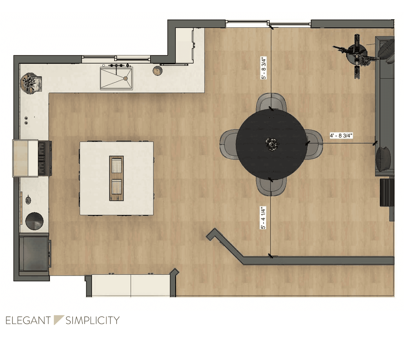 We’re so excited to share details from The Ravensdale House: Kitchen/Nook — one of our favorite interior design + remodeling projects in Ravensdale, Washington.