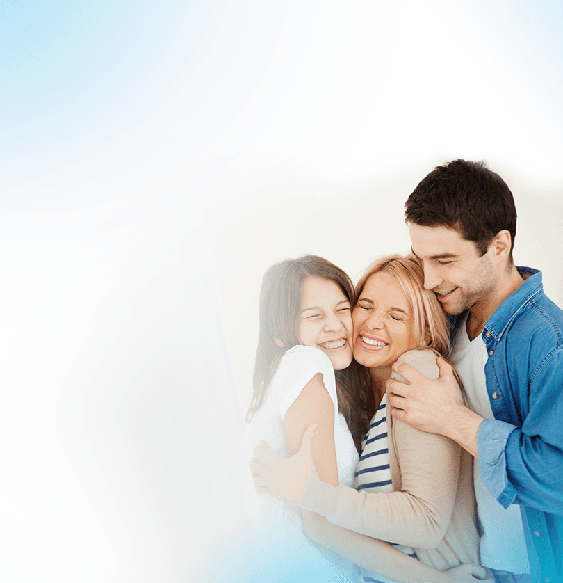 Dynamic picture of a cyclist riding downhill