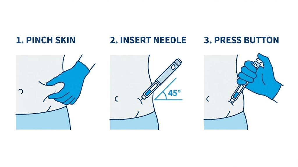 How to use a peptide injection pen step by step technique guide
