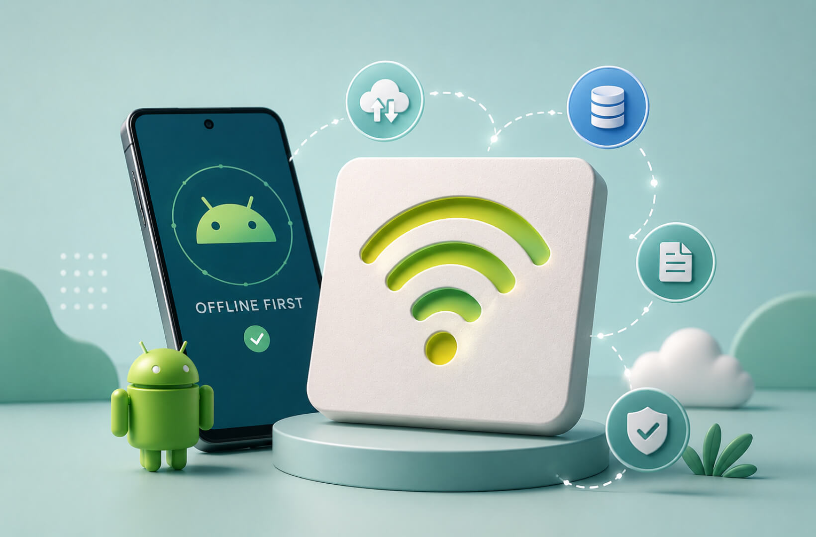 Offline first Android application development