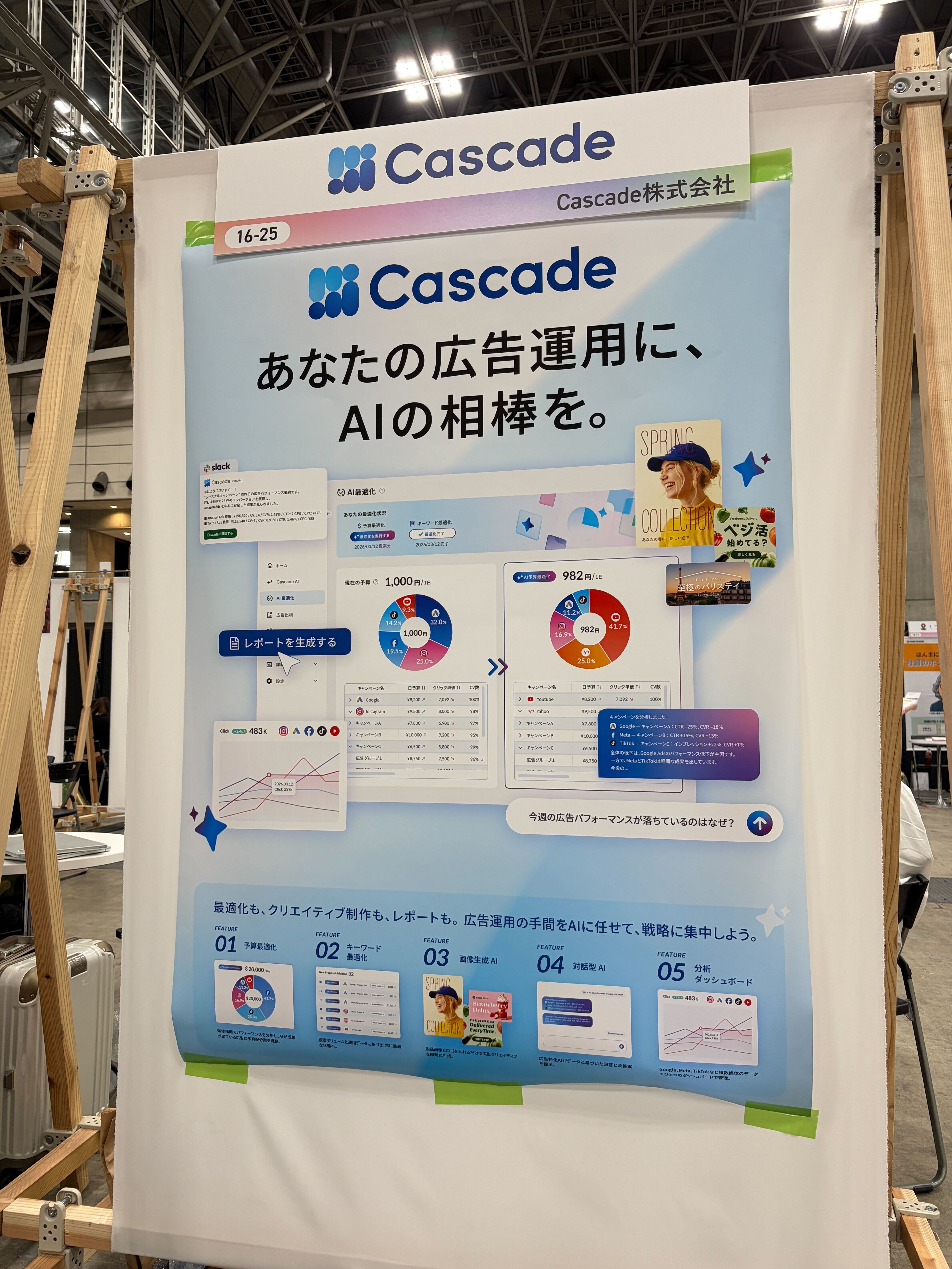 Cascadeブースでの取り組み