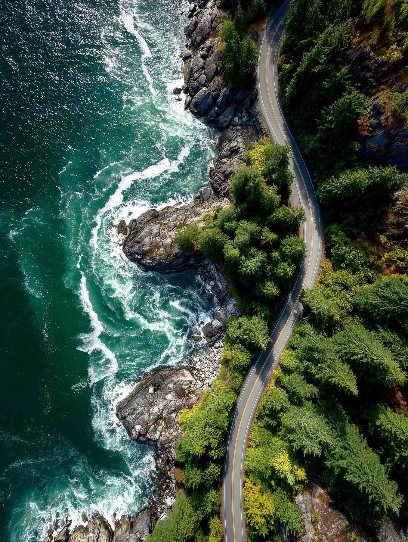BC Highway- Birdseye