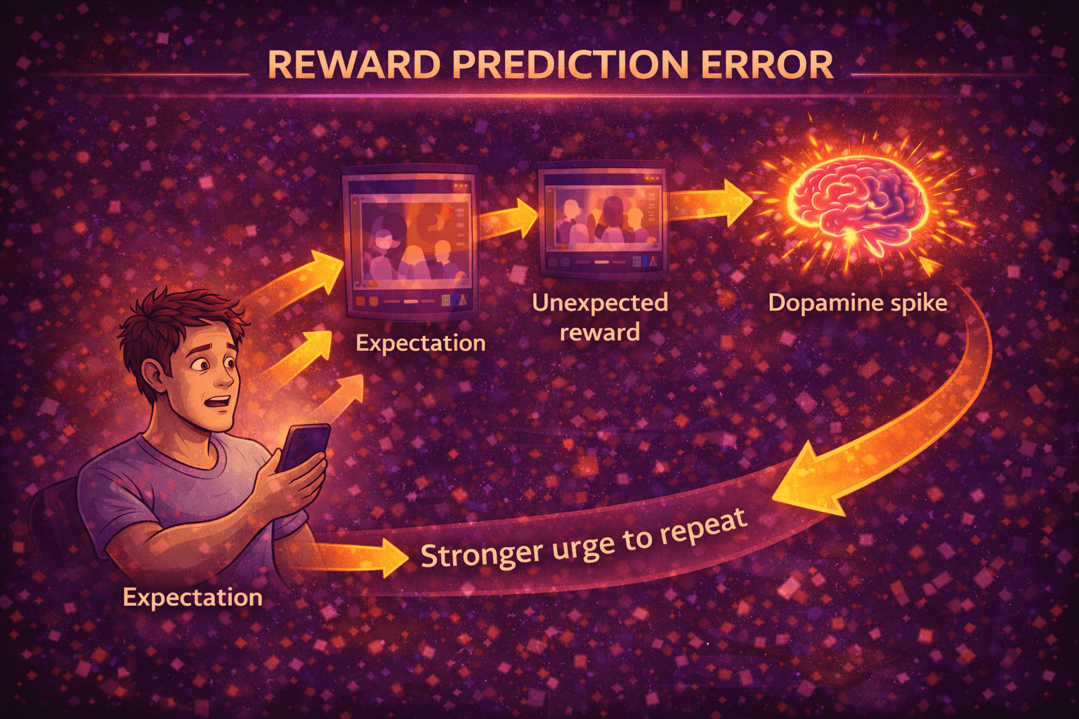 Reward prediction error