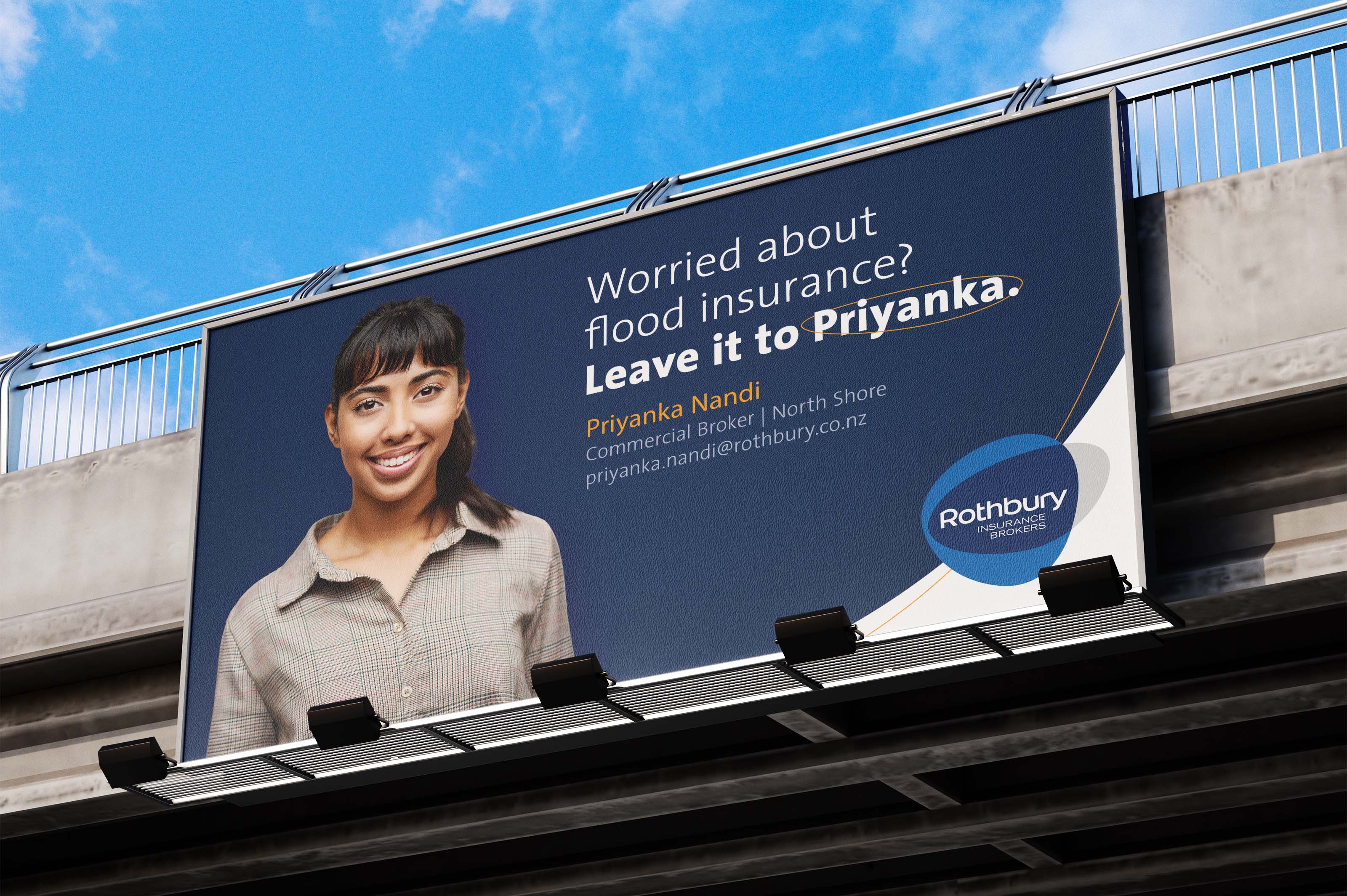 Rothbury Insurance city billboard concept