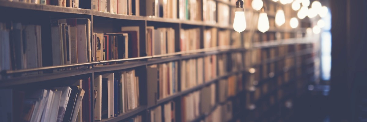 Library of resources and books representing funding directories