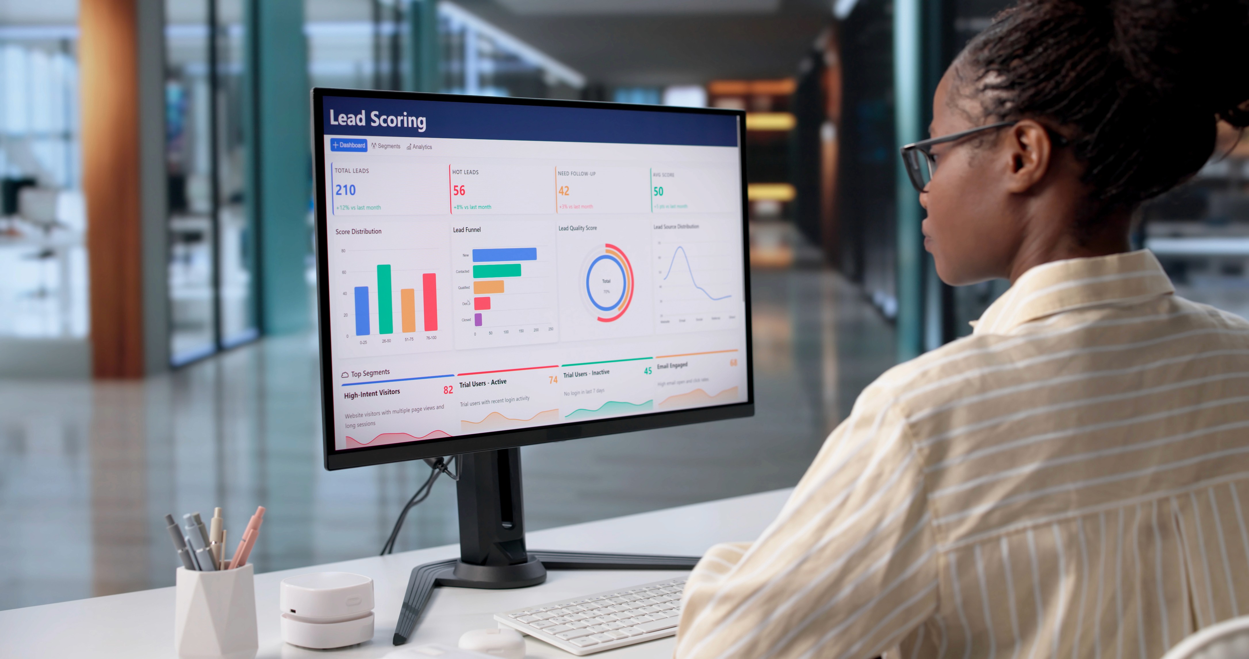 Account scoring and data quality help you prioritize inbound leads with predictive prioritization and better routing.