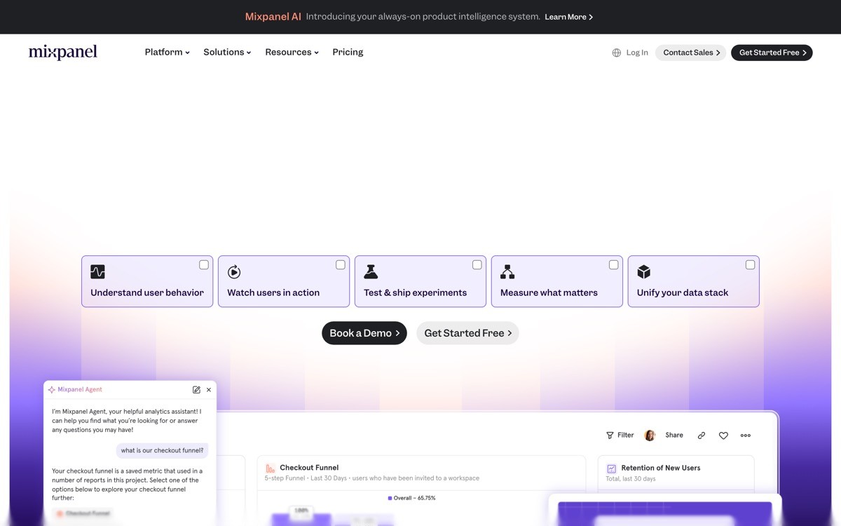 Best Conversion Tools SaaS with Mixpanel
