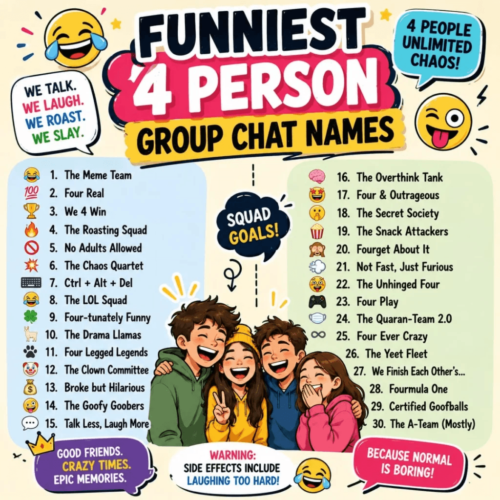 Group Names - bestie behavior only cute
