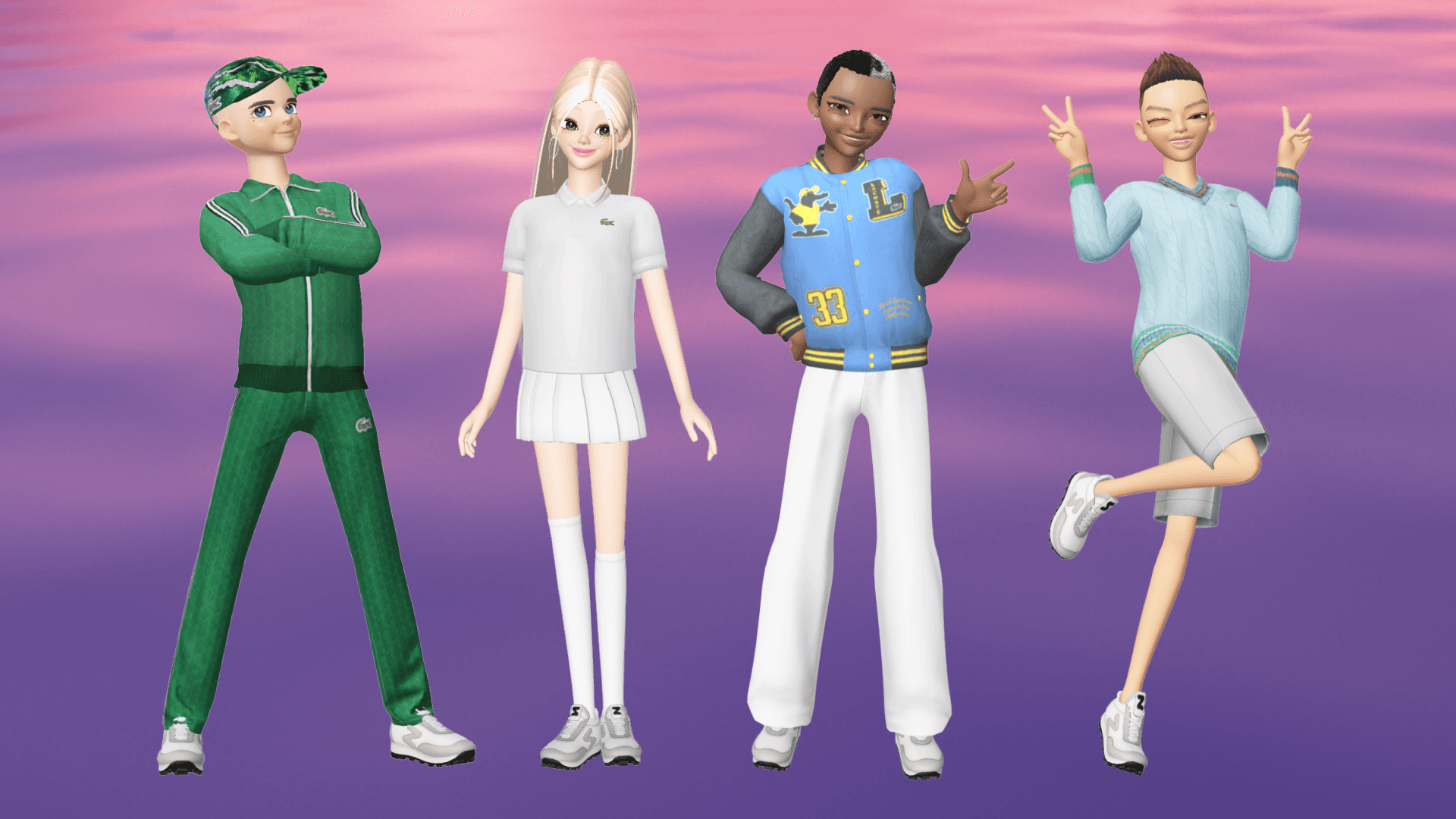 DRESSX collection for Lacoste in Zepeto