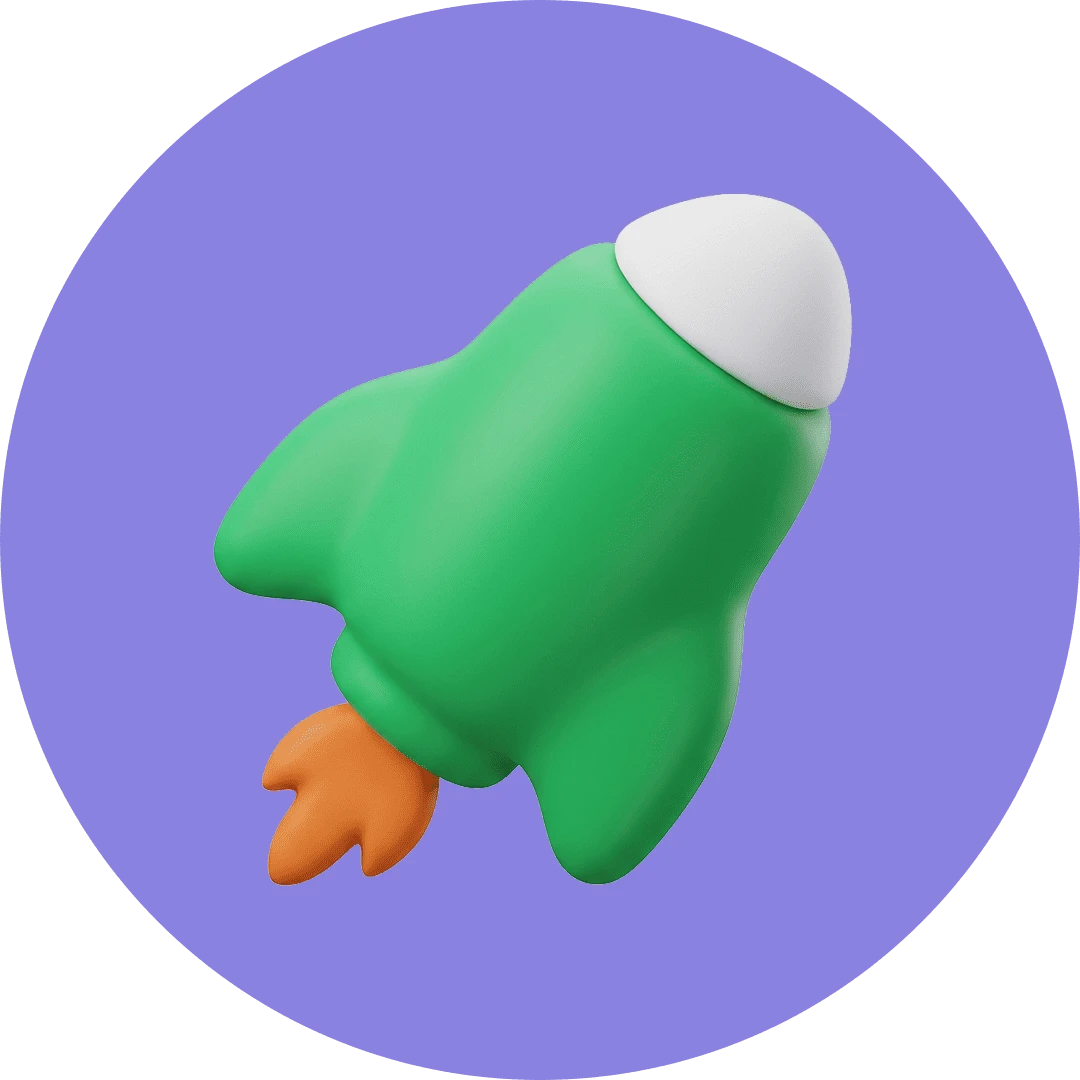 Rakete im Kreis