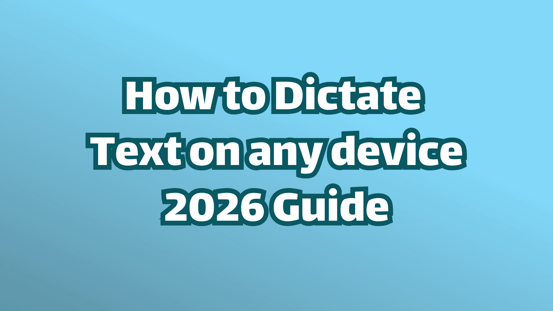カバー画像: 任意のデバイスで音声を文字起こしする方法 2026年ガイド