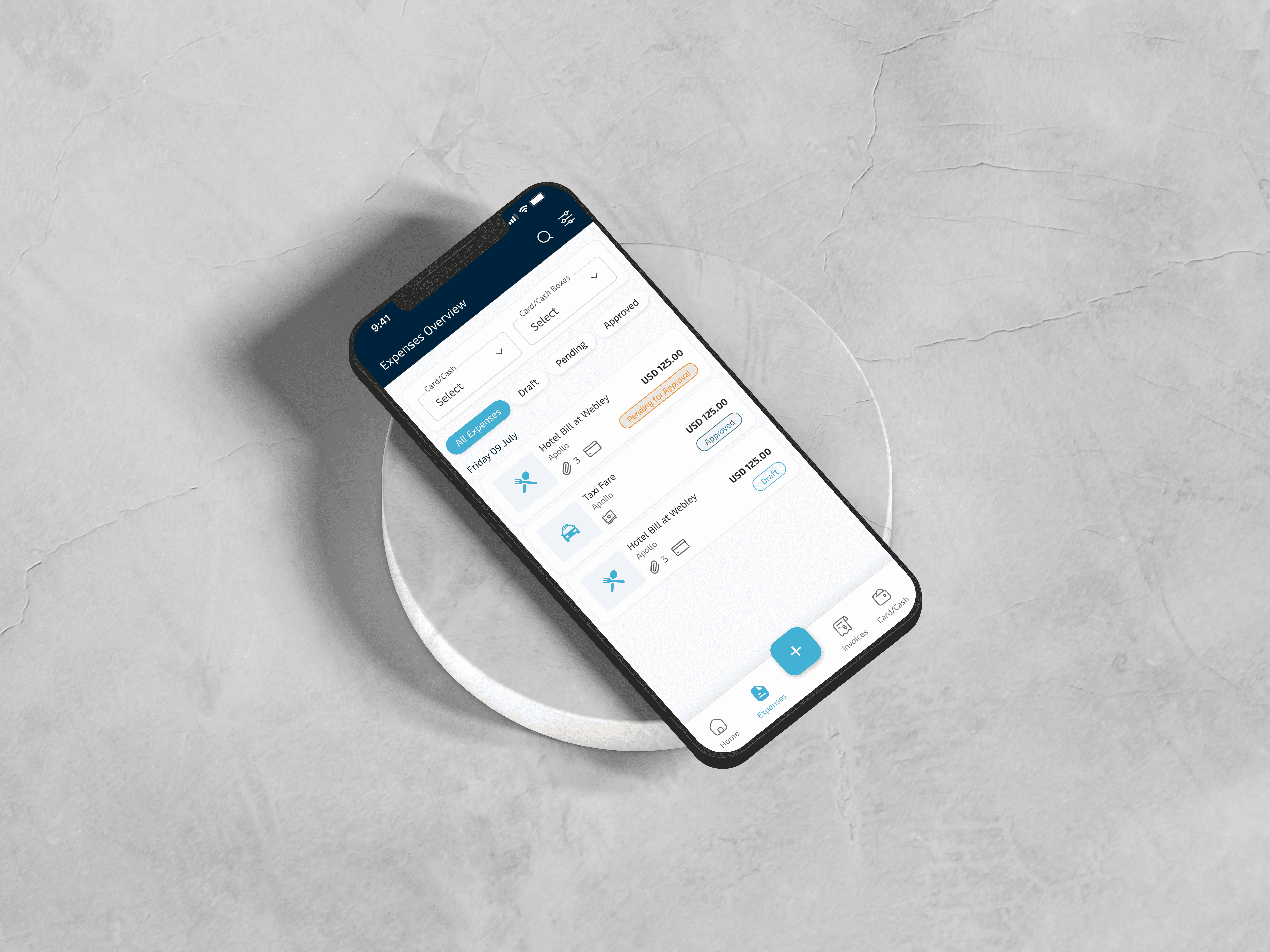 smartphone on the floor