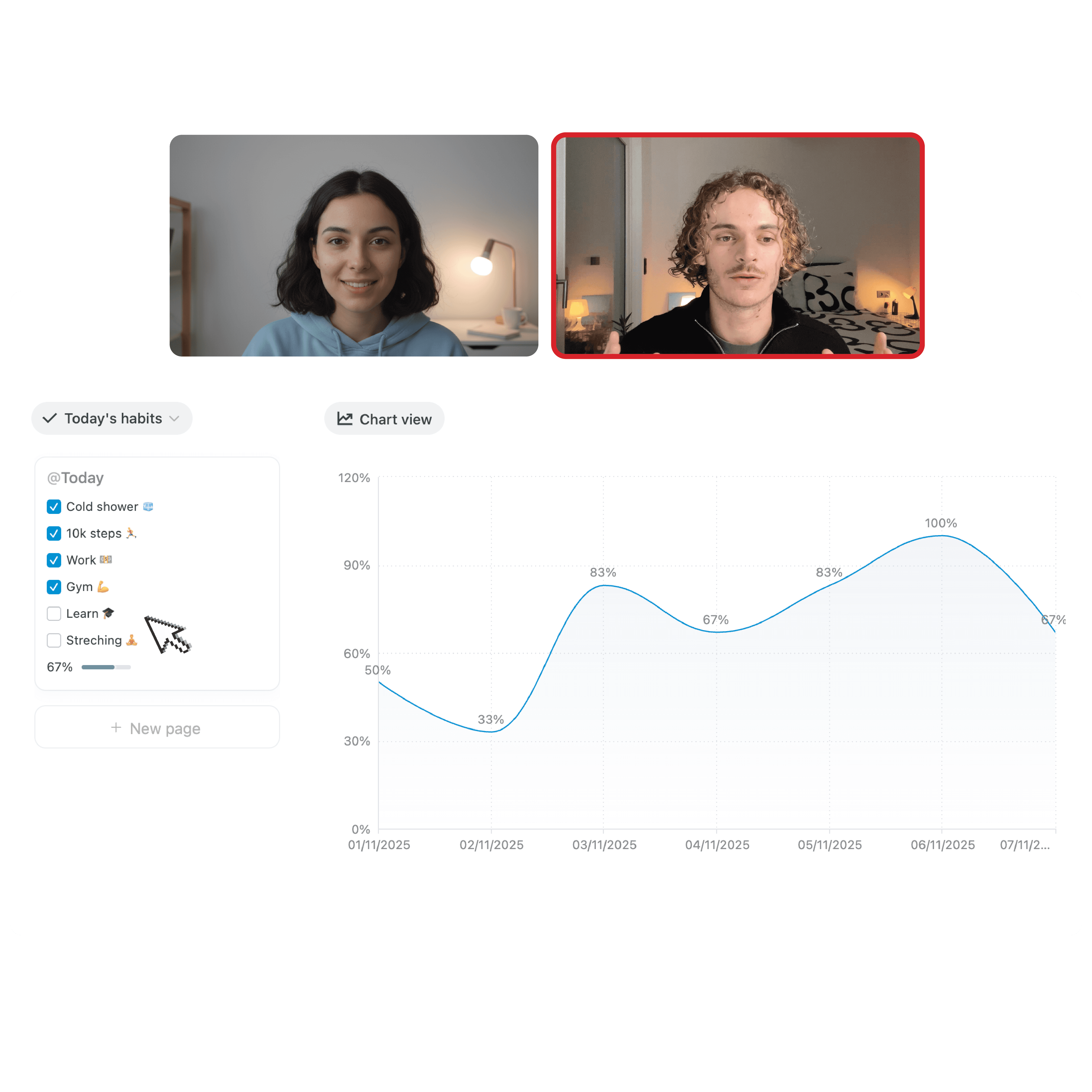 Life Planner Notion template - organized to-do list with deadlines, task priorities, and progress tracking for productivity