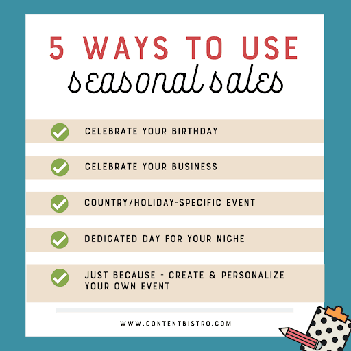 5 ways to use seasonal sales for your next course promotion strategy