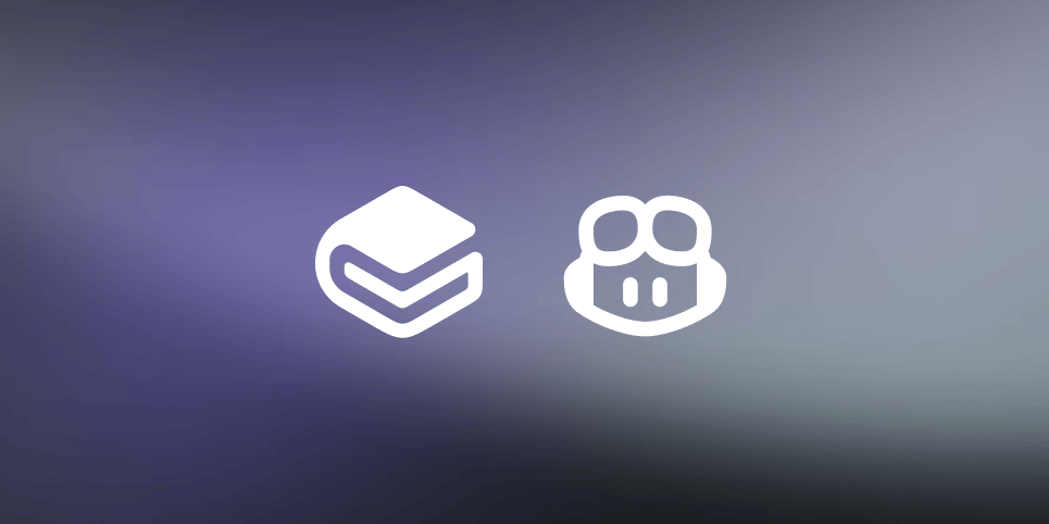 The GitBook and GitHub Copilot logos side by side on a purple and black gradient background