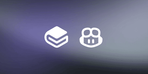 The GitBook and GitHub Copilot logos side by side on a purple and black gradient background