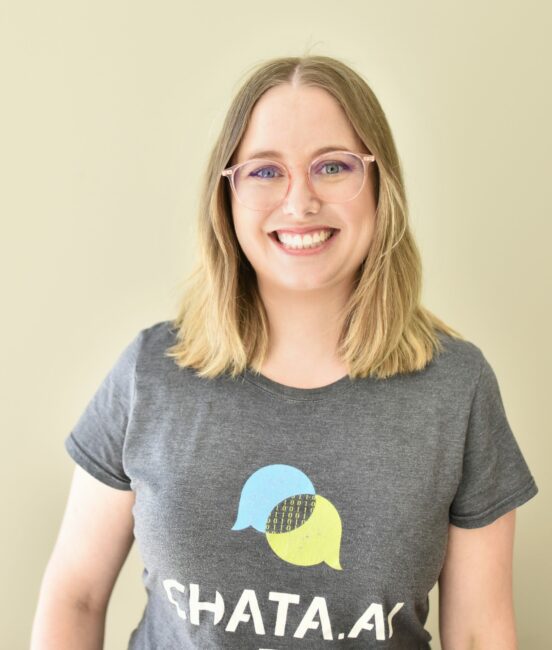 Photo of Nikki Moore, Software Engineering Team Leader at Chata.ai