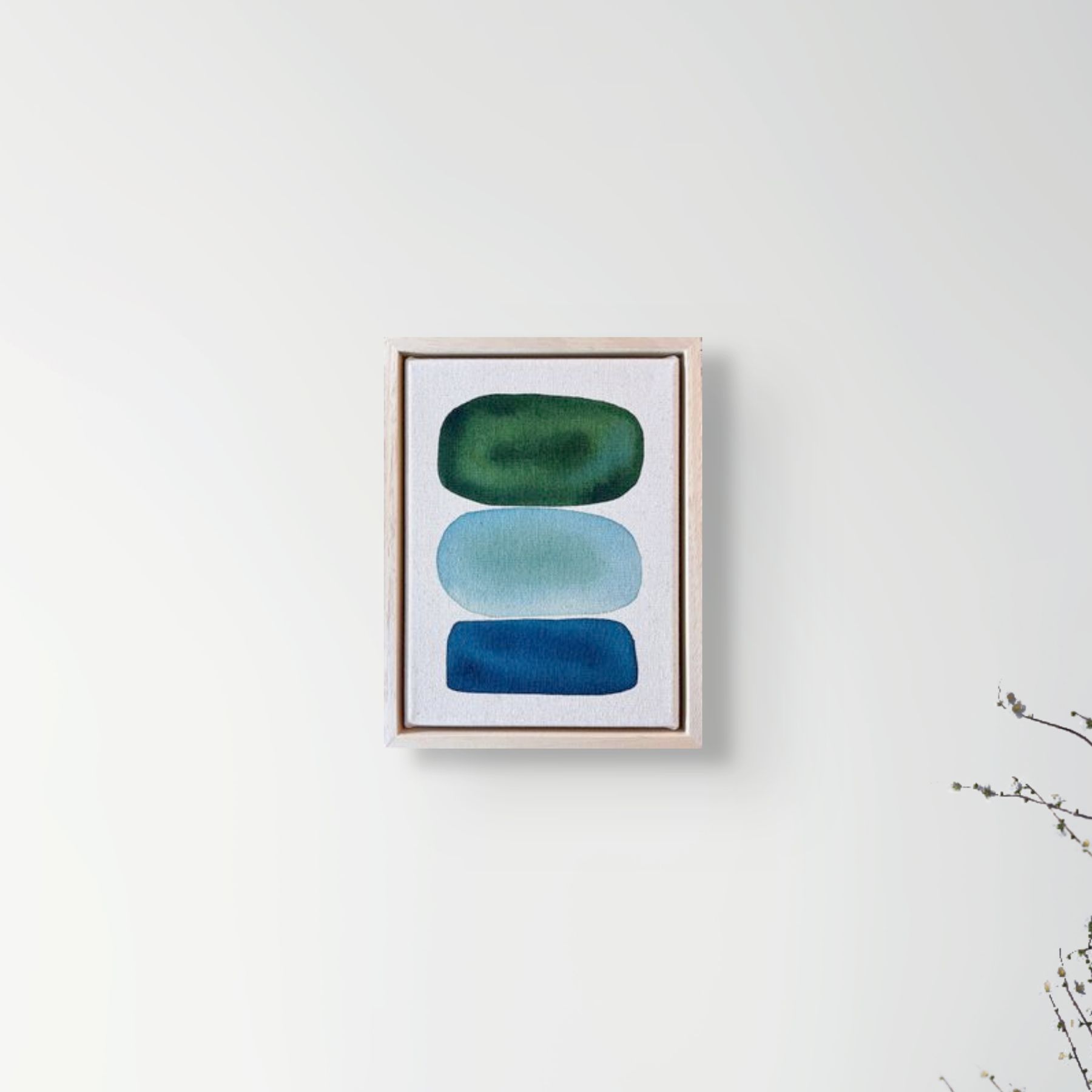 dreaming of the aegean sea, an abstract artwork by jasmyn cheng