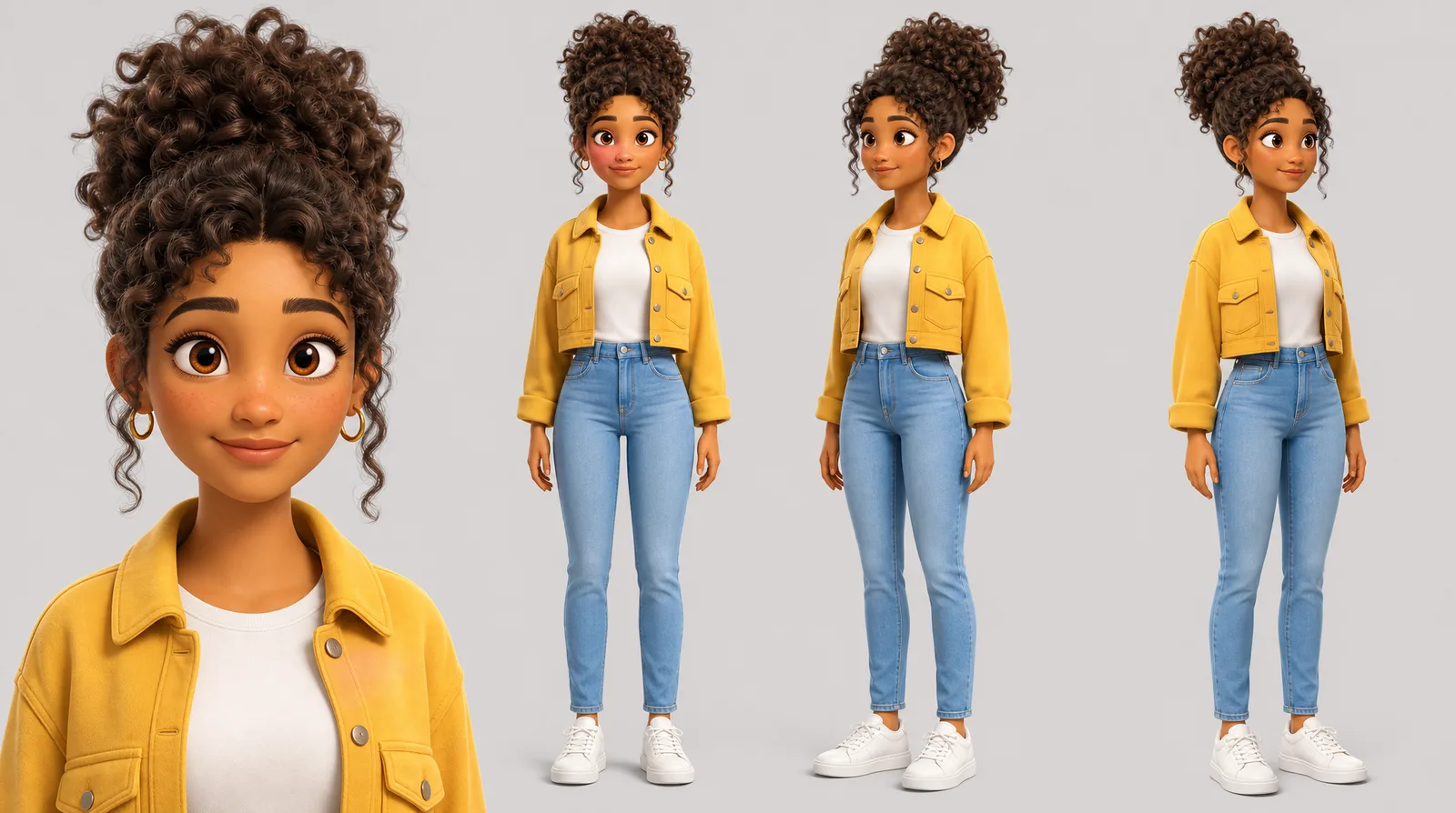 The character sheet for the Maxfusion singing ad