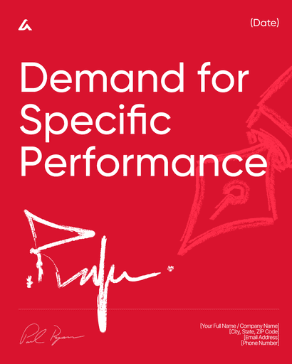 Demand for Specific Performance