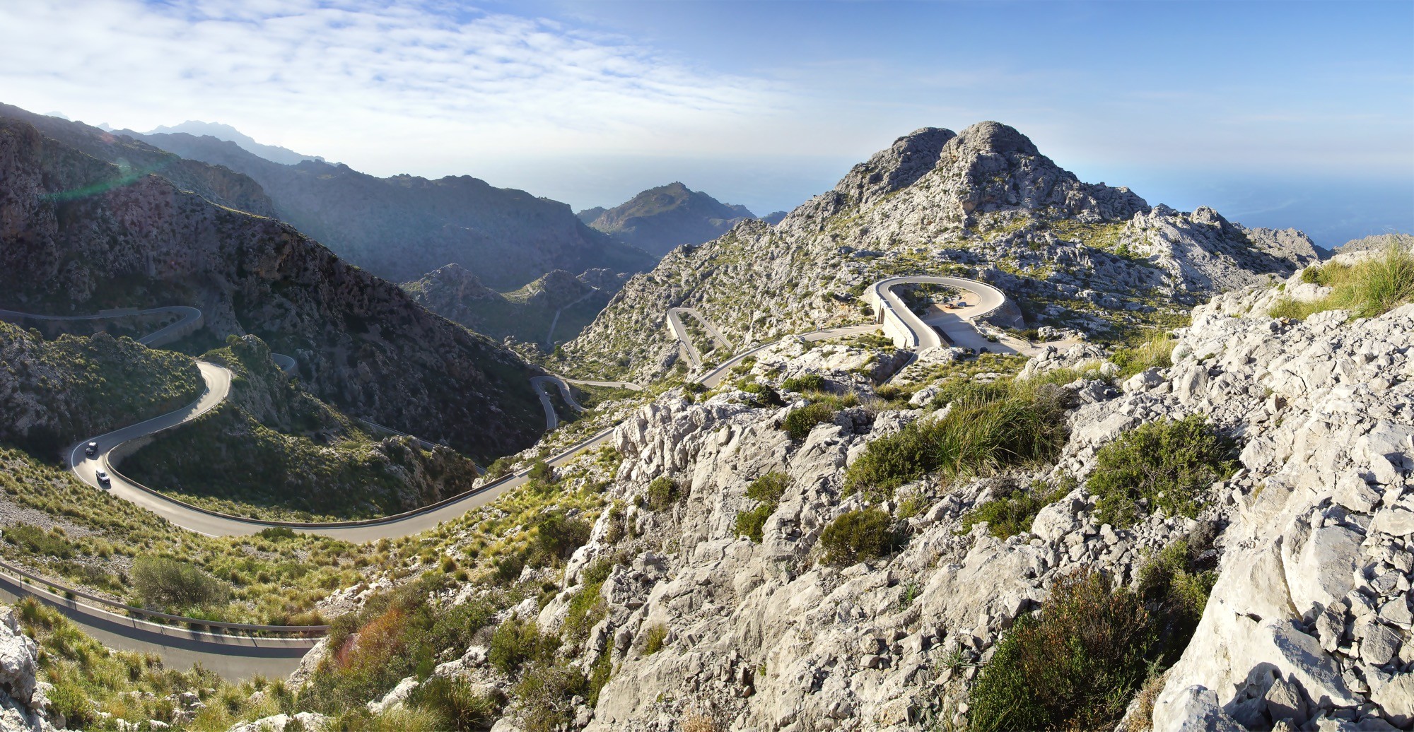 Mountain road in the Serra de Tramuntana