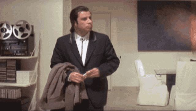 Confused John Travolta