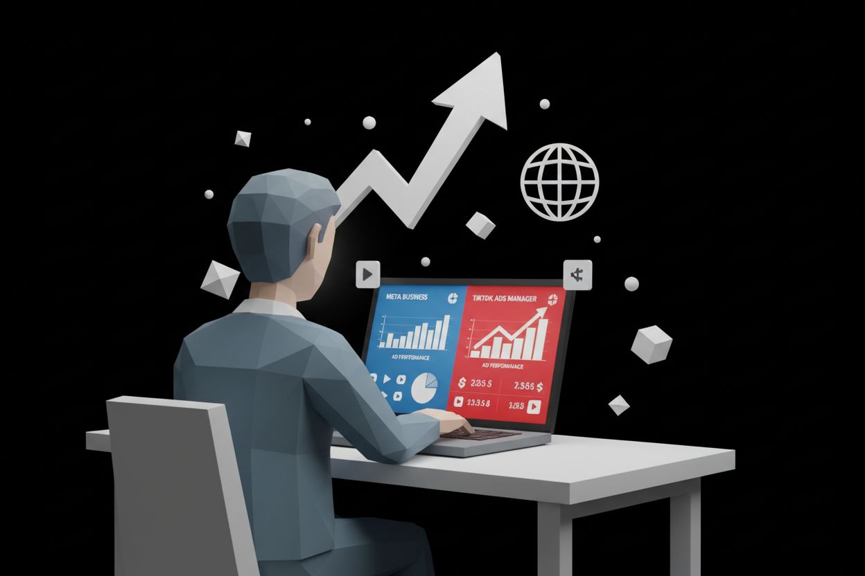 Social ads performance dashboard