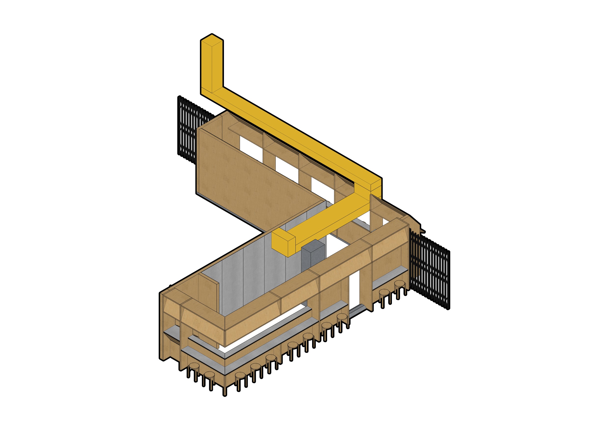 Work shown was produced during [Interior Architect] role tenure at [Mentahmatter Design].