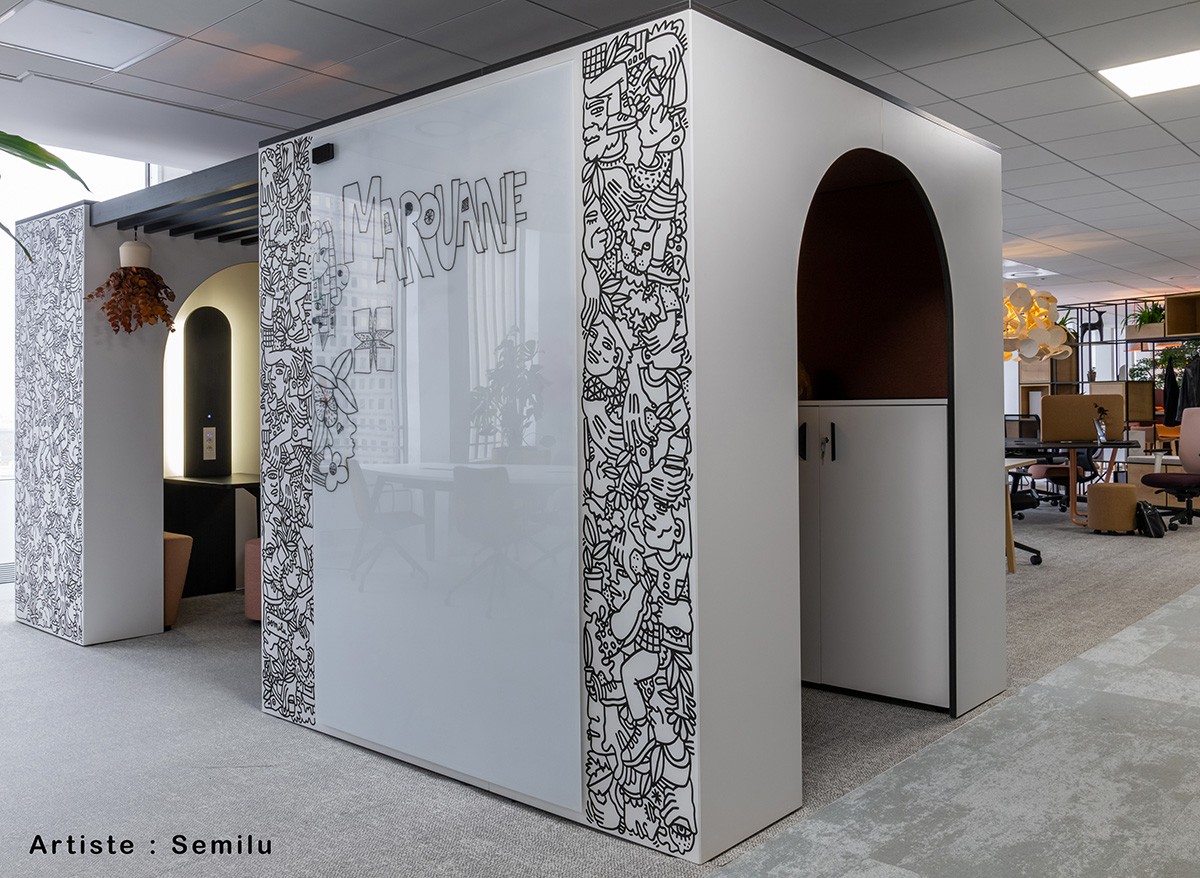 Illustration originale espace de travail