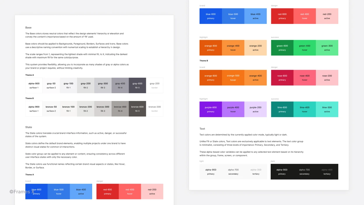 UI Color Palette in Figma