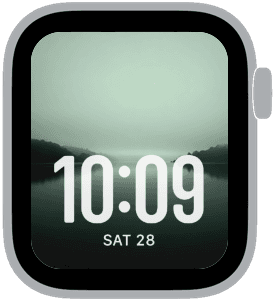 morning mist Apple Watch face preview 1 featuring gradient, modern, and spring.